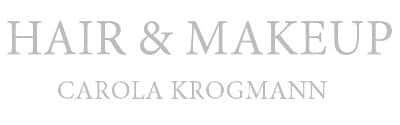 Logo von Carola Krogmann Hair & Make-up.